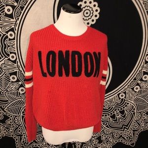 varsity striped London sweater